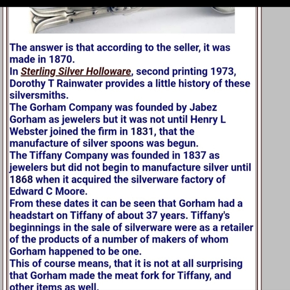 1863 Tiffany & Company Spartan Spoon Ring in Sterling Silver #73 - Picture 3 of 16